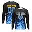 Black-blue/Yellow