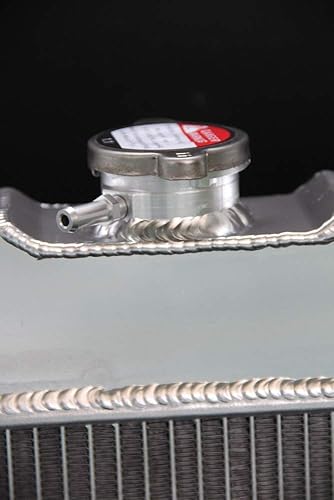 Miniatura 4 de Radiador de aluminio de 3 filas de 24.7 x 16 pulgadas compatible con base ChevelleEl Camino Impala 1964 1965 1966 1967