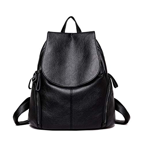 SDINAZ Bolsos Mochila Mujer Moda Casual Piel autentica Viaje Escolares