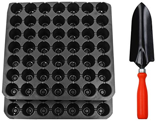 Image of Kraft Seeds Trowel & Seedling Tray (49 Holes, Pack of 10) Combo