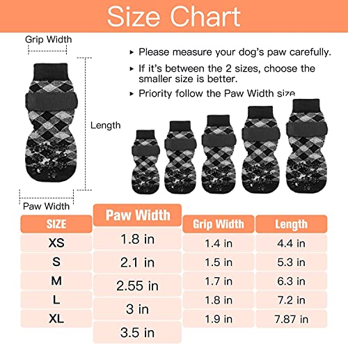 EXPAWLORER Dog Socks with Grips, Double Sides Anti-slip Dog Gripper Socks for Hardwood Floors Stop Licking Injured Paws - Image 2