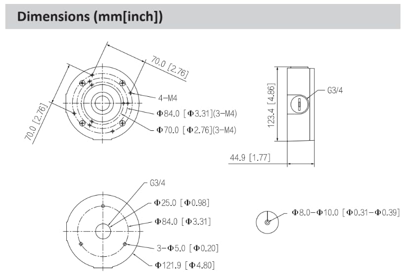 Wall Mt, Use with Skyscan Weather Monitor