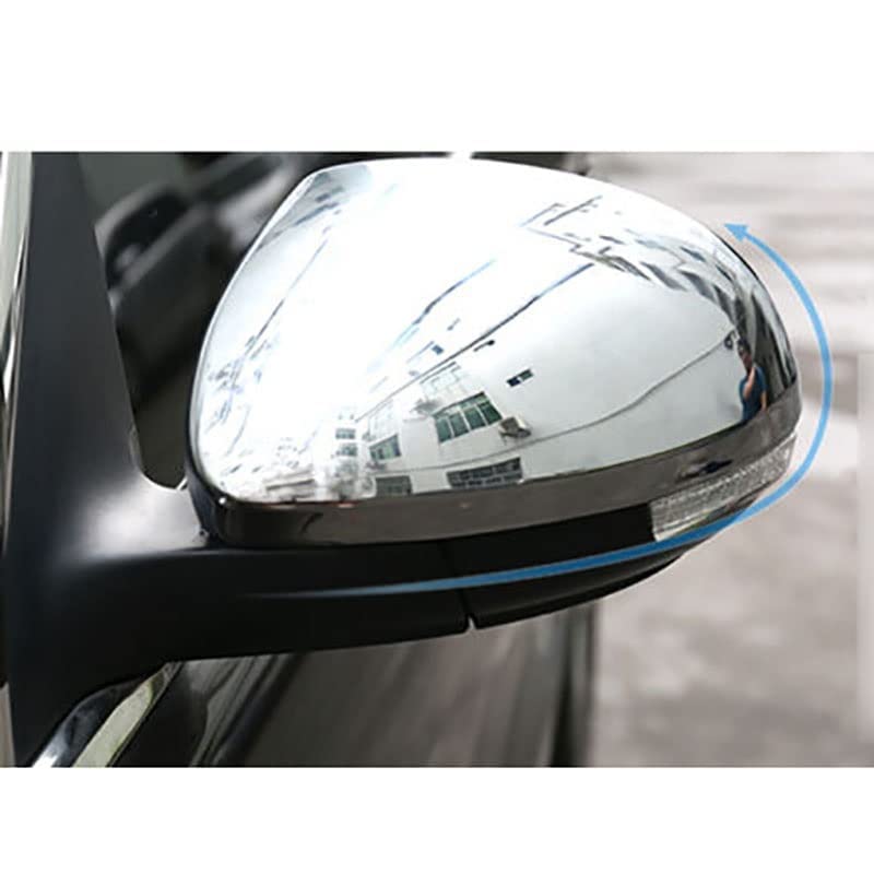 YuZong Specchietto Retrovisore Auto Calotta per VW Tiguan 2008 2009 2010 2011 2012 2013 2014 2015,Calotta Specchio Laterale Copri Retrovisori Tappo Ricambio,A-Bright Black