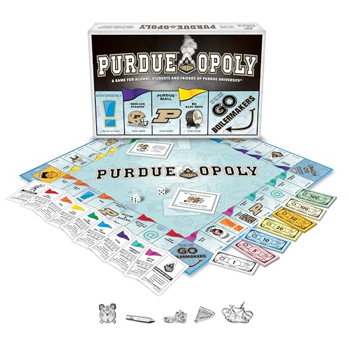 Juego de mesa Purdueopoly edición campus para 2-6 jugadores miniatura 3