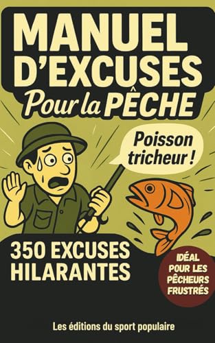 EXCUSES DE PÊCHE: 350 PRÉTEXTES POUR JUSTIFIER SES SORTIES RÂTÉES: HUMOUR GARANTI POUR AMATEURS DE PÊCHE (mer, eau douce,...), HOMME, FEMME, ADOLESCENTS. CADEAU IDÉAL