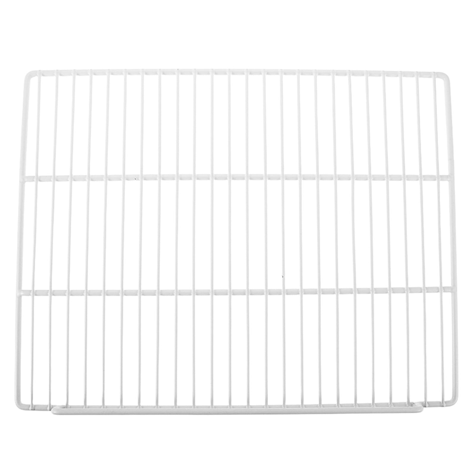Kisangel Ripiano in filo metallico di ricambio per congelatore e frigorifero, ripiano a griglia in filo metallico resistente per refrigeratore, ripiani per vetrina refrigerata e mobiletto per bevande.