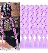 TENGSHUO FLY 6 Packs 24 Inch Braiding Hair Ombre Jumbo Braiding Hair for Women Extensions 24 Inch...