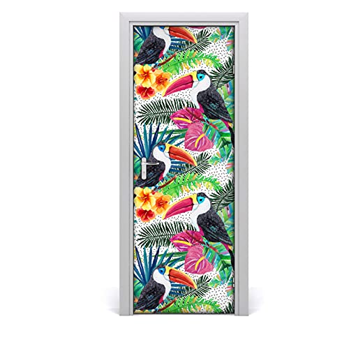 Rénover une porte abîmée facilement avec le stickers mural 85x200cm