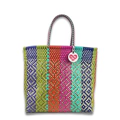 Gold With Pinks, Orange, Royal Blue, Mint, Green and Purple