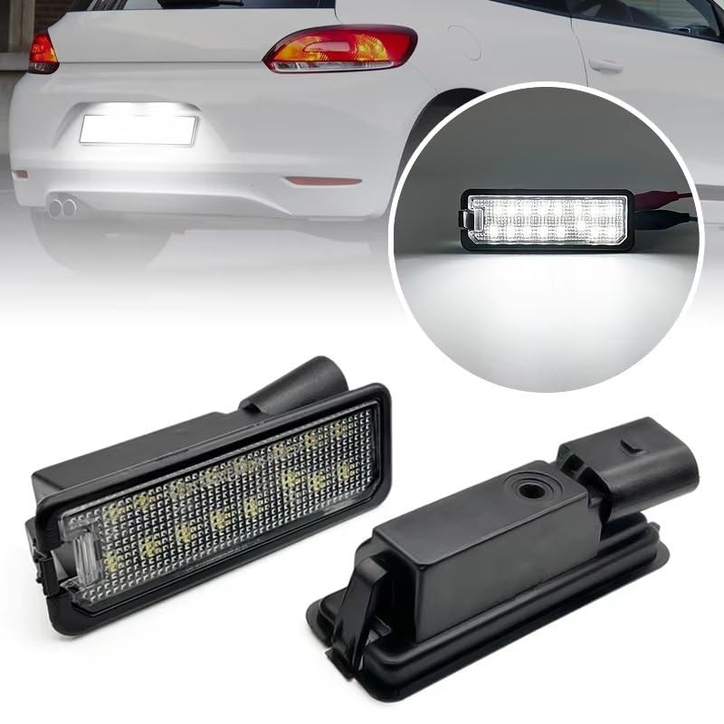 Luz de matrícula 1K8943021A para Carrera plafón trasero LED 2 piezas Cayman 3