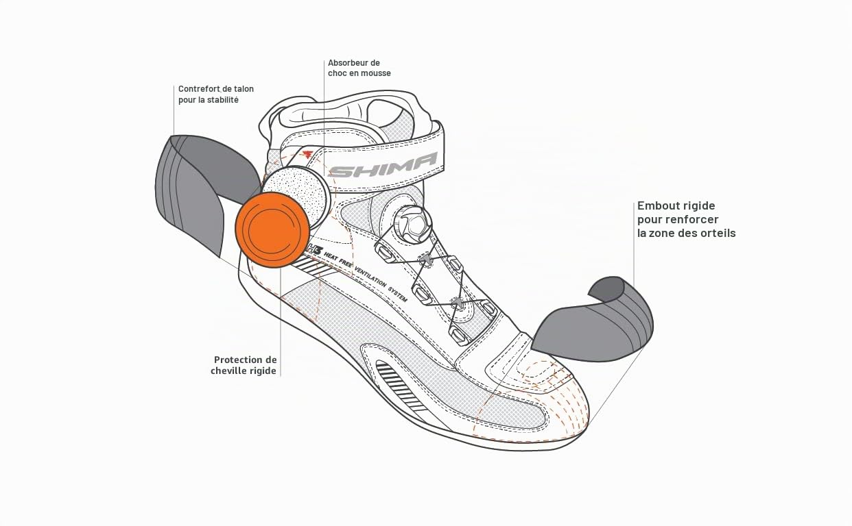SHIMA EXO Vented, Bottes de Moto Homme | Respirantes, Renforcées, Chaussueres de Motard avec Système de Fermeture ATOP, Support de Cheville, Semelle Antidérapante (Noir, 44)