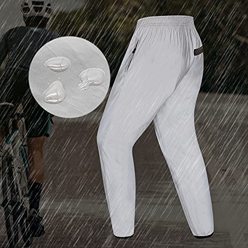 Baugger Calças de ciclismo Calças de treino reflexivas masculinas Outdoor Night Sports Calças ativas