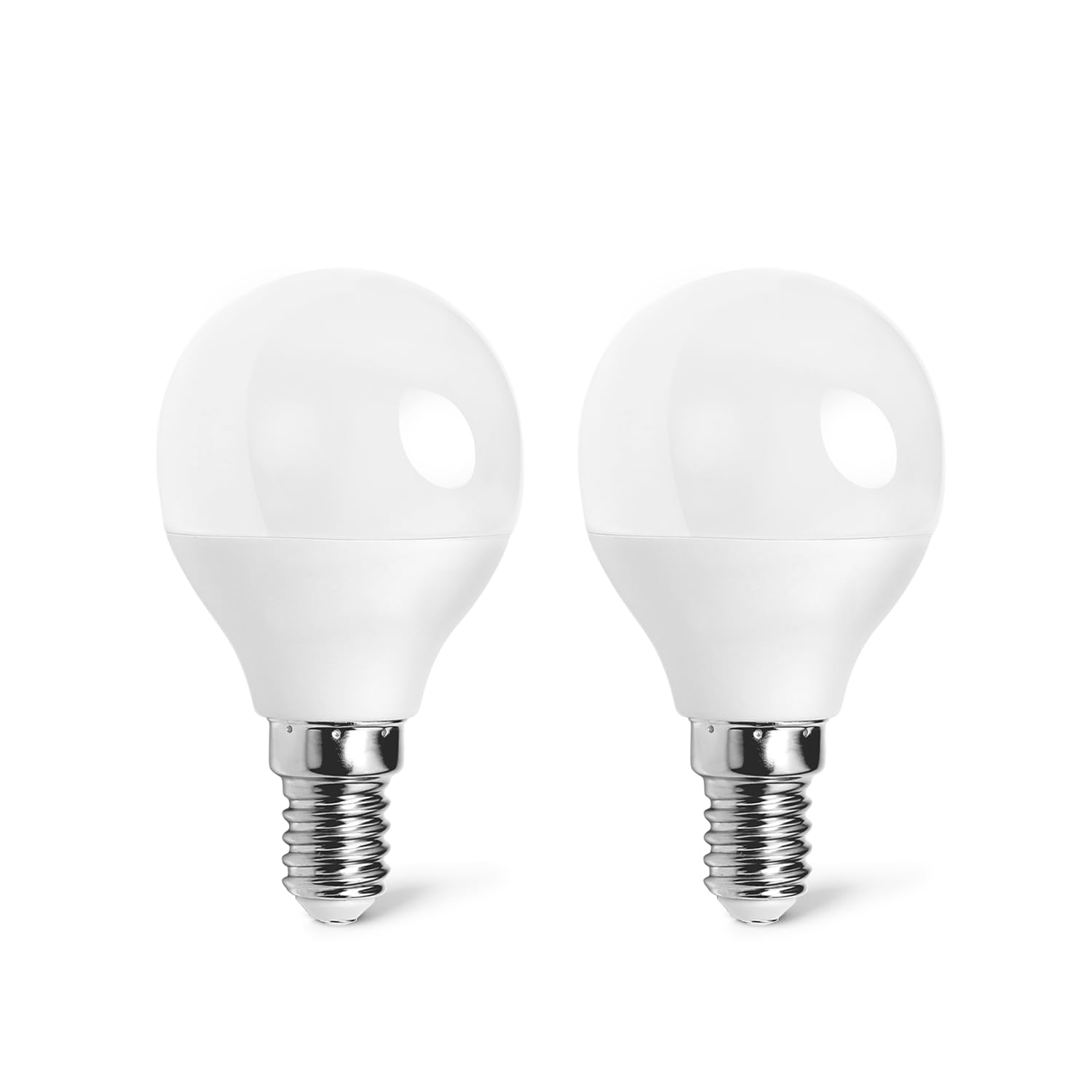 VoltShine LED G45 E14 4.9W - Pack of 2 Pieces with Bright and efficient Light. Perfect for Decoration and Cozy environments, Save Energy Without sacrificing Style. Ideal for Any Space.