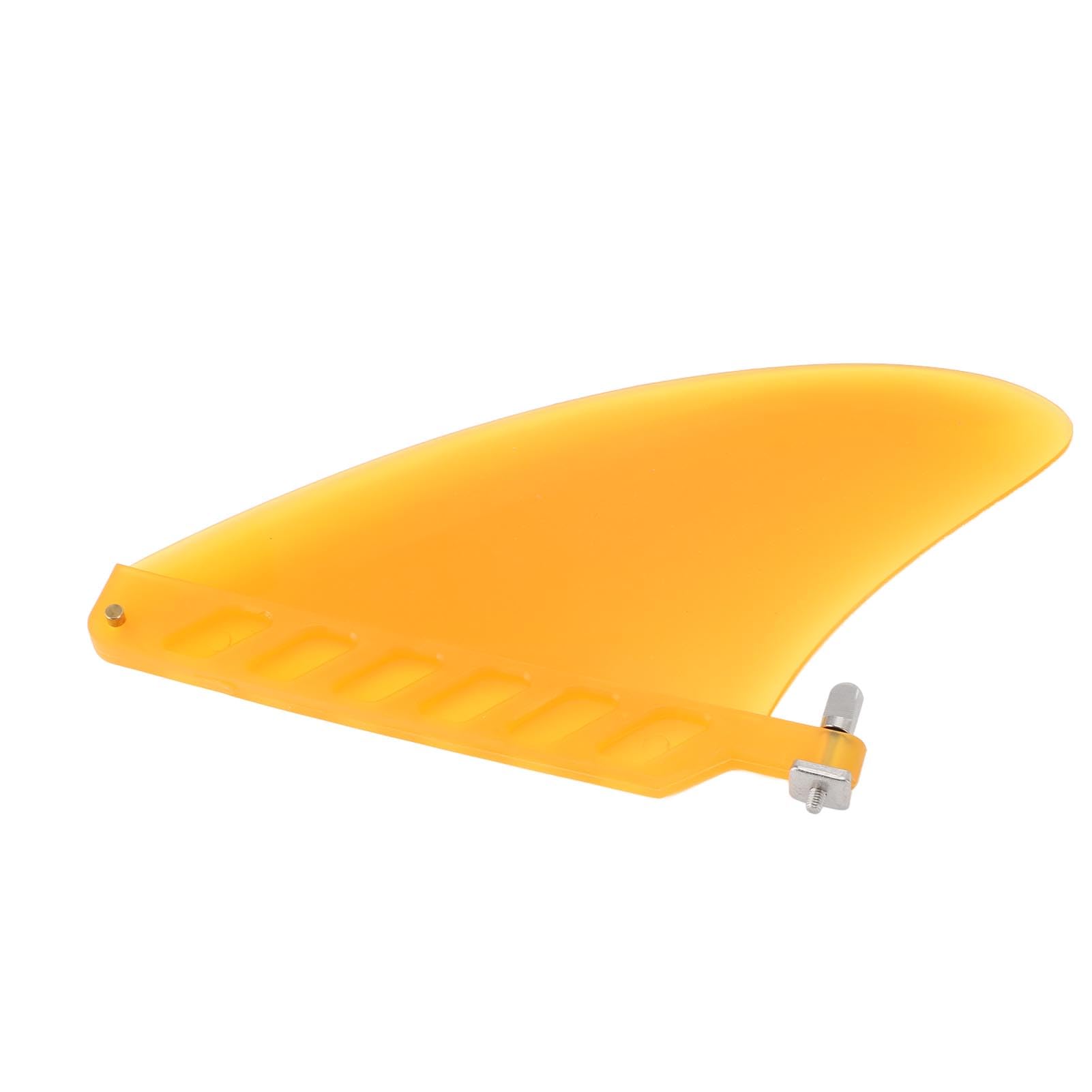 SURFBOARD FIN TPU LEKKA LEKKA ULEPSZONA OBSŁUGA STYLOWA PADDLE BOARD WYMIANA 4,6" LONGBOARD (żółta)