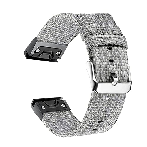 Bracelet en nylon anti-irritation pour montre Garmin Fenix 7 6 5