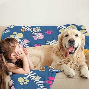Personalized-Dog-Blanket-for-Large-Small-Medium-Dog-Custom-Your-Pet-Name-Custom-Dog-Blanket-with-Paw-Bone-Prints-Puppy-Essentials-Pubby-Blanket-Dog-Blanket-for-Bed-Kennel - Cucciolini Doodles Personalized-Dog-Blanket-for-Large-Small-Medium-Dog-Custom-Your-Pet-Name-Custom-Dog-Blanket-with-Paw-Bone-Prints-Puppy-Essentials-Pubby-Blanket-Dog-Blanket-for-Bed-Kennel