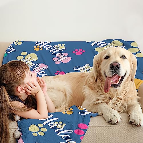 Personalized-Dog-Blanket-for-Large-Small-Medium-Dog-Custom-Your-Pet-Name-Custom-Dog-Blanket-with-Paw-Bone-Prints-Puppy-Essentials-Pubby-Blanket-Dog-Blanket-for-Bed-Kennel - Cucciolini Doodles Personalized-Dog-Blanket-for-Large-Small-Medium-Dog-Custom-Your-Pet-Name-Custom-Dog-Blanket-with-Paw-Bone-Prints-Puppy-Essentials-Pubby-Blanket-Dog-Blanket-for-Bed-Kennel
