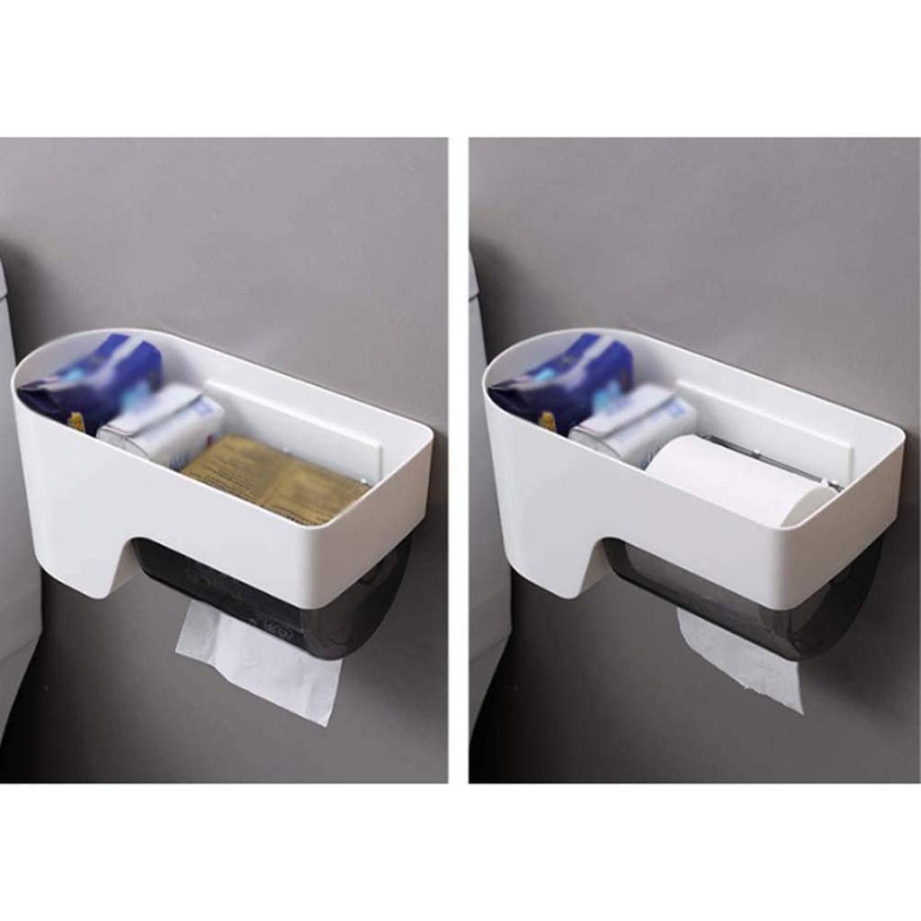 XYNSNDB Portarrollos de Papel higiénico, instalación de perforación, portarrollos de Papel higiénico Impermeable, Almacenamiento para baño, Cocina, Sala de Estar