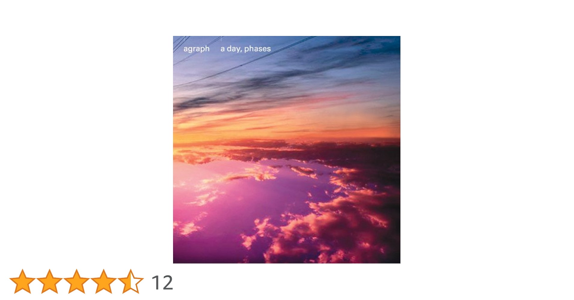 初回盤　agraph /a day, phases 牛尾憲輔 a day, phases | agraph | ソニーミュージックオフィシャルサイト