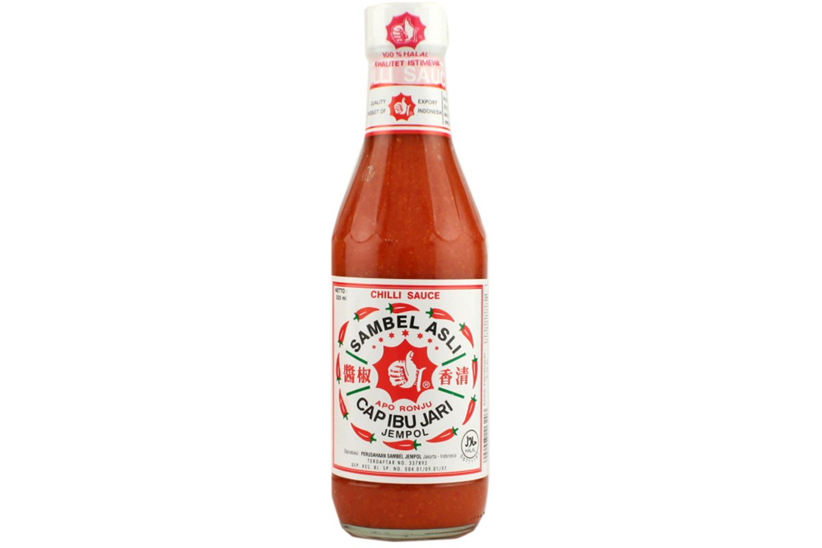 Sambal Asli (Hot Chili Sauce) - 10.8oz (Pack of 1)