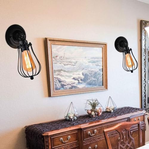 Lámpara de pared retro para iluminar barras de cocina y dormitorios 5