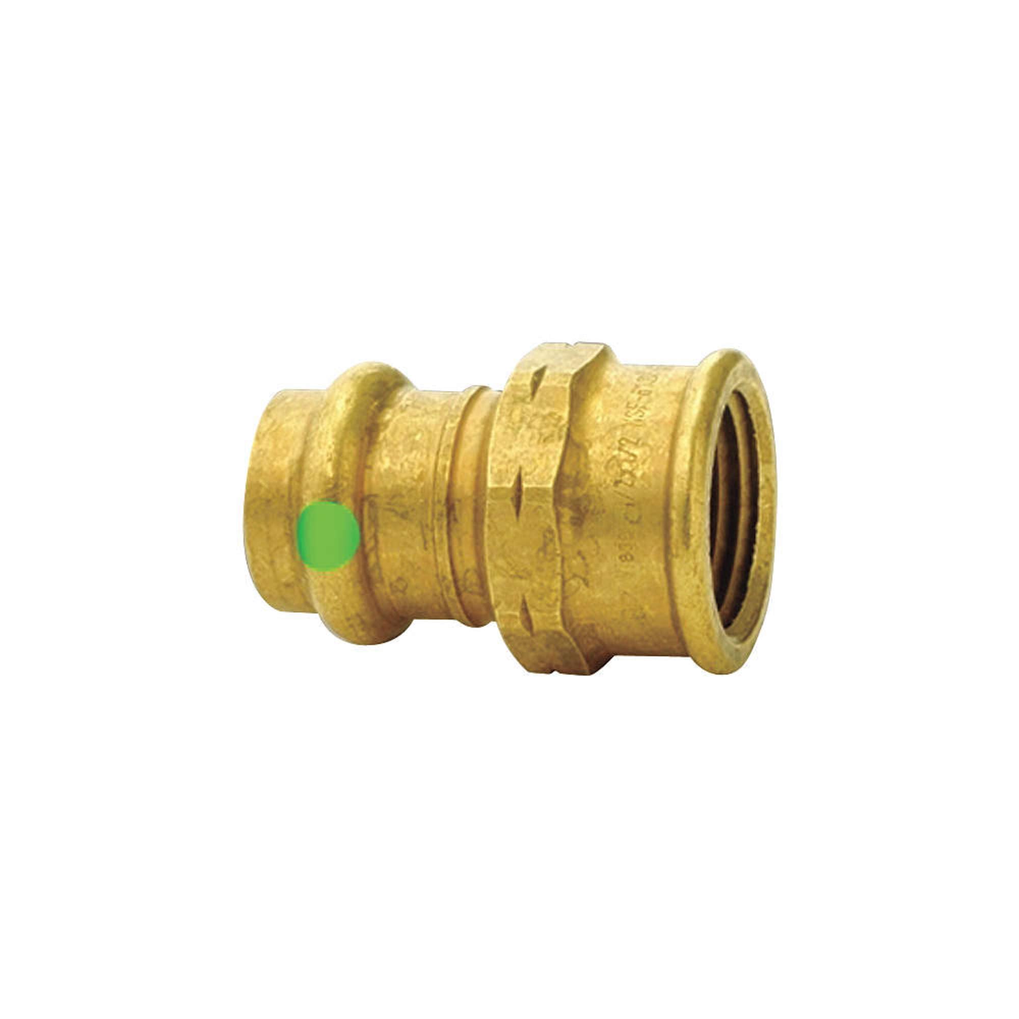 VIEGA 79320 Propress Zero Lead Bronze Adaptador con hembra 1" x 1/2" P x hembra NPT (3 unidades)
