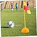 OHPHCALL Corner Flags Base Sturdy Training Pole Base for Field Agility Easy Install Outdoor Sports Equipment