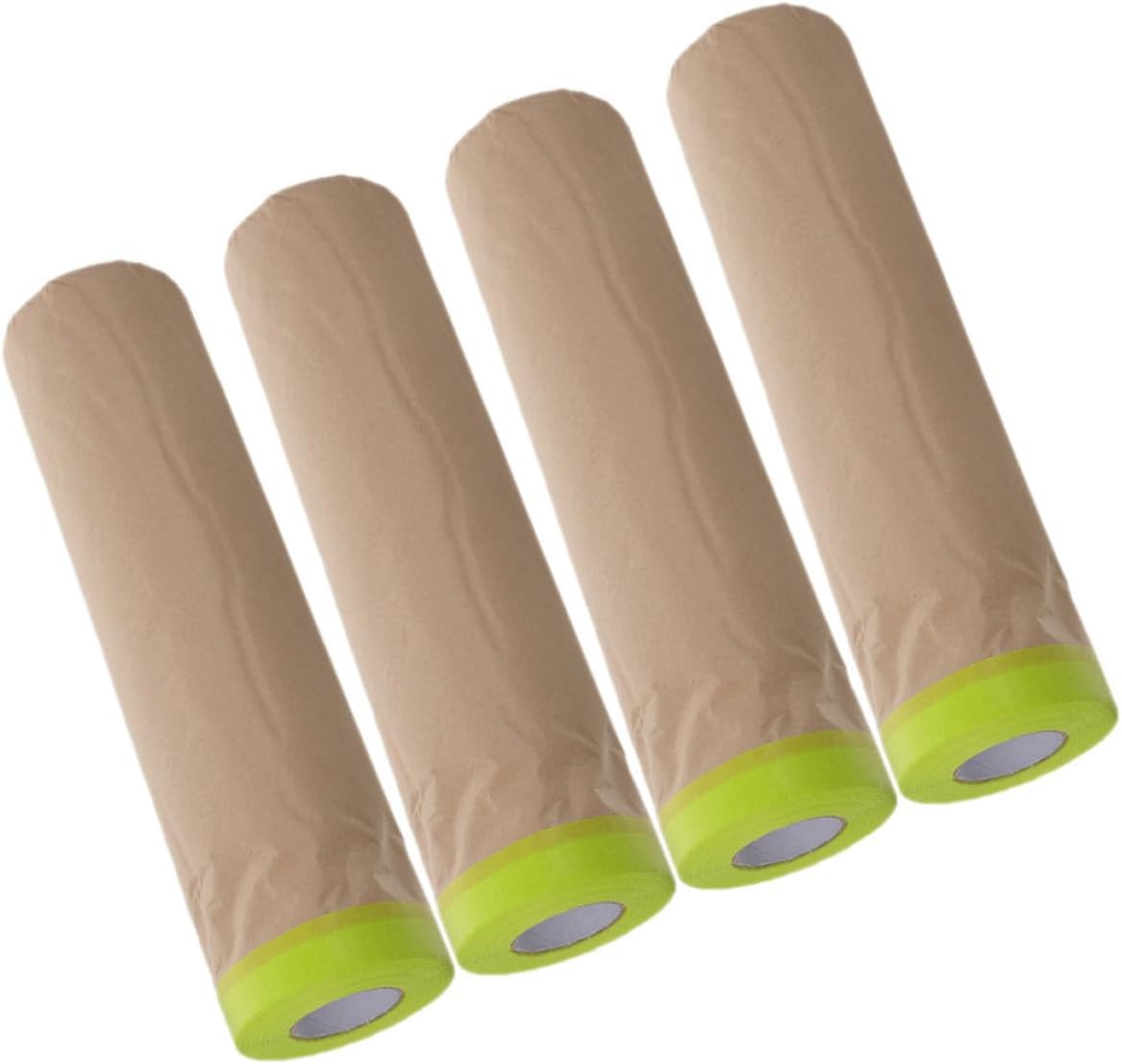 Masking Paper Roll 4 Rolls 11.81" X 50 Semi- Paint Masking Film for Car Automotive Motorcycle Stencil Cutting Templates and Design Transfer