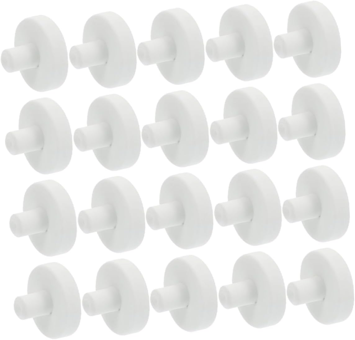 Happyyami 5sets Coral Bases Ceramic Plugs Rack for Fish Tank Aquarium Decor 30pcs*5
