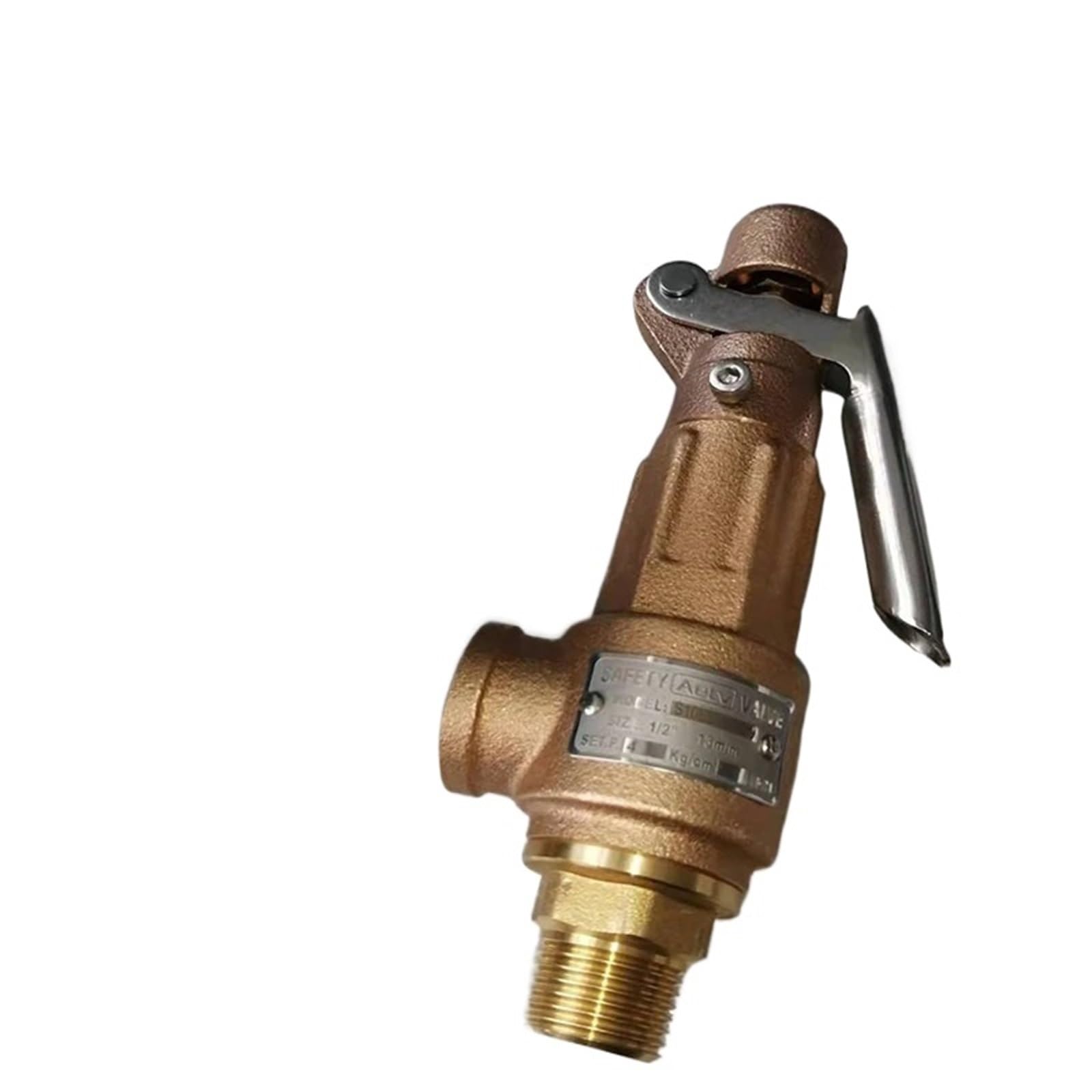 Valvola Sicurezza Ottone Valvola Di Sicurezza In Ottone Con Maniglia for Serbatoio A Pressione
