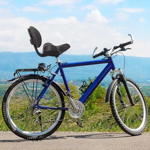 Selle vélo anti mal de dos avec dossier réglable et assise robuste - 4