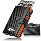 Pixelstudio xWallet Kartenetui Herren Geldbörse mit Münzfach, Slim Wallet Geldbeutel mit Kreditkartenetui Portemonnaie