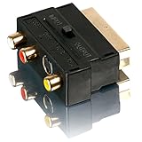 Anschlüssel: weiße Audio Cinche Buche: Linke Stereo Audio Sound | Rote Audio Buche: Rechter Stereo Sound Gelbe Cinche Buchs : Composite Video