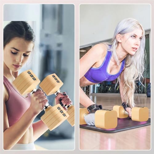 20LB Adjustable Dumbbell Set, 10lb Dumbbells Set of 2, 5 in 1 Free Weights Set, Each 4lb 6lb 8lb 10lb for Women & Men for Home Gym Exercise Workout Strength Training Equipment by RUNWE - Used condition - Image 5