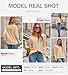 Dokotoo Womens Tops Long Sleeve V Neck Plus Size Cute Pullover Tunic Tee Shirts 2025 Fall Women's Clothing Fashion Business Casual Comfy Loose Fit Embroidered Fall Tops and Blouses Beige X-Large