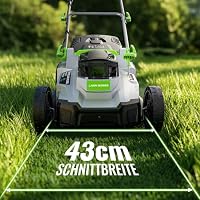 ETOOLAB Akku-Rasenmäher 40V, 43cm, Brushless, bis 500 m², Für Garten – Ansicht 2