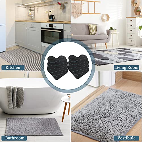 Wofknif Rug Gripper For Hardwood Floors, 12 Pcs Non Slip Rug Pads Rug Grip For Area Rugs Double Sided Carpet Tape Anti Slip Runner Rug Grips - Washable & Reusable #TOP1