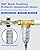 Waterdrop WD-RPFK 40-50 Micron Spin Down Sediment Filter with 50/200 Micron Spin Down Sediment Filter, Bundle