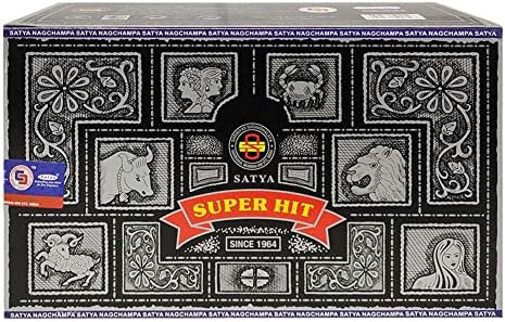 Satya Sai Baba Super Hit Nagchampa Incense Sticks Agarbatti - Pac...
