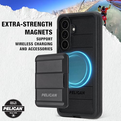 Pelican Voyager Samsung Galaxy S26 Plus Case - Rugged Phone Case - Black - image 7