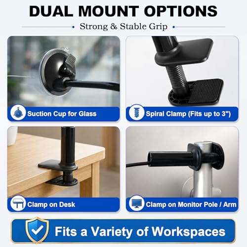 2 Pack Laptop Sun Shade and Cubicle Desk Shade for Window and Screen Glare by CKAGF - Used condition - Image 4