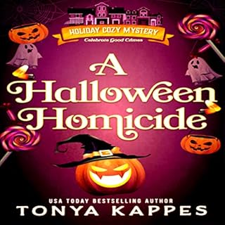 A Halloween Homicide Audiolibro Por Tonya Kappes arte de portada