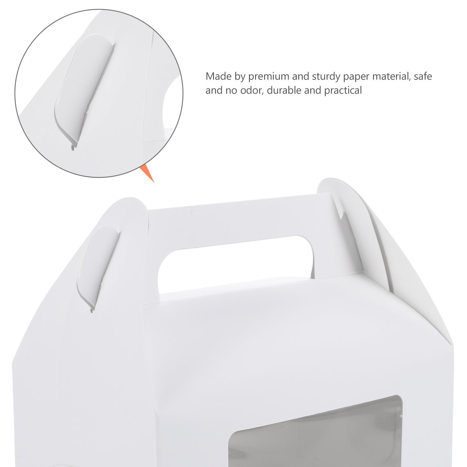 Sosoport 30 Piezas Cajas de Regalos Cajas para Pasteles de Papel en Color Claro, para Postres y Pasteles, Protege el Pastel, para Pastelería Profesional y Cocina Casera