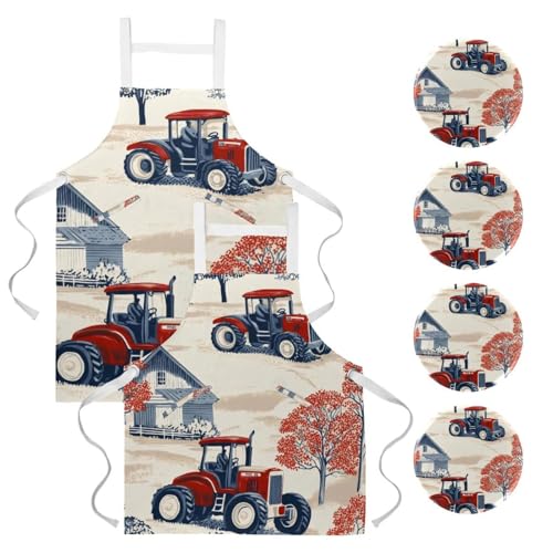 Tablier de serveuse lot de 2 avec broches pour protéger vos vêtements au bar