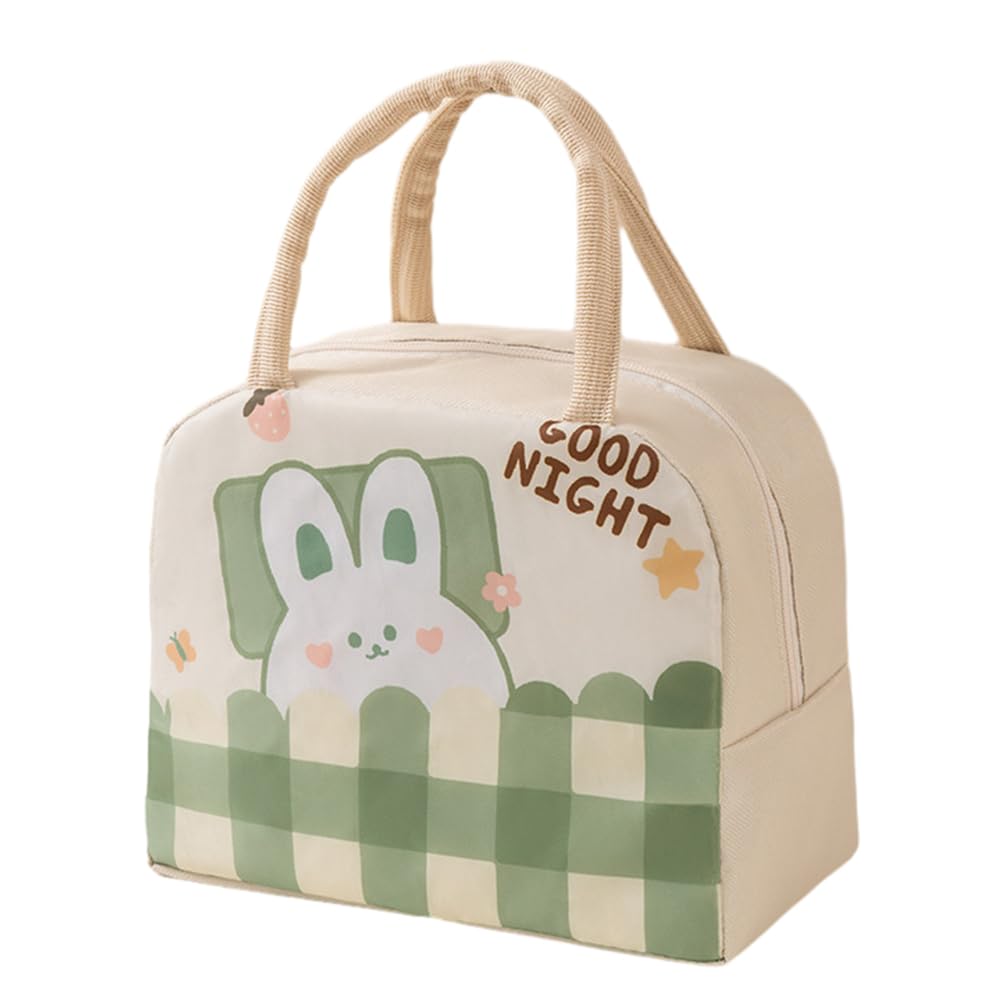 MiuxE Bolsa De Almuerzo Para Niños, Bolsa Para El Almuerzo Ligera, Bolsa Nevera Pequeña Infantil Plegable, Caricatura Design Bolsa Nevera Portatil Para Mujeres, Niños, Niñas, Trabajo, Escuela y Viajes