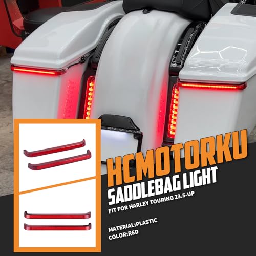 HCmotorku LED Saddlebag Tail Lights Fit for Harley Touring 2023.5-2025 by HCmotorku - Image 2