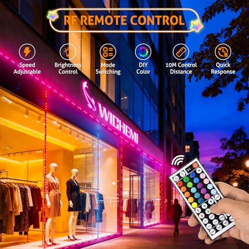 Image of WICHEMI Storefront LED Lights for Business Window Lights LED Modules 120FT