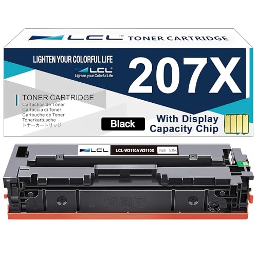 Cartouche toner noir compatible HP W2210X 207X haute capacité avec puce pour LaserJet Pro M255dw