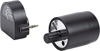 Cryfokt Detector de Fugas de Agua, Amplificador de Audio de Alta Sensibilidad con Auriculares para Respuesta Rápida en Fontanería y Detección de Fugas Subterráneas