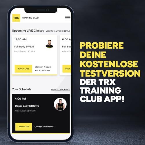 TRX All-in-One - Schlingentrainer - extrem vielseitiges Fitnesssystem für zuhause - mit Zugang zum TRX Training Club
